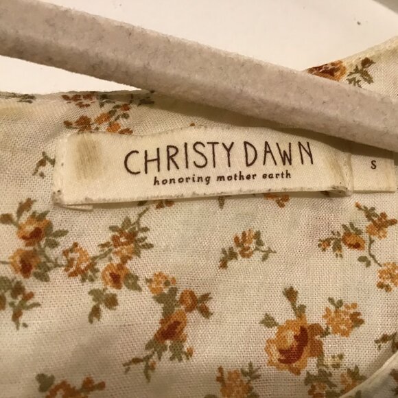 RARE Christy Dawn Scarlet Dress Buckwheat Floral - Picture 3 of 4